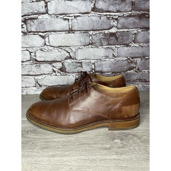 Clarks Brown Leather Oxfords Lace Up Gum Soles Shoes Men Sz 9.5M US/42.5EU main image 15